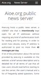 Mobile Screenshot of news.aioe.org